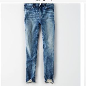 AE Ne(X)t level high waisted jean crop 8R.